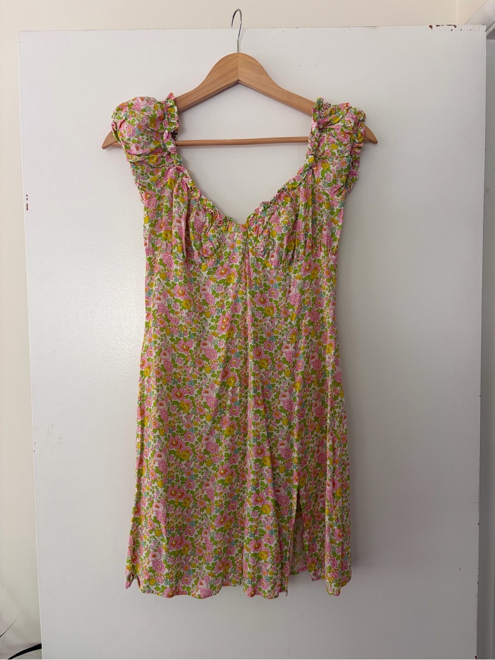 With Jean Floral Mini Dress